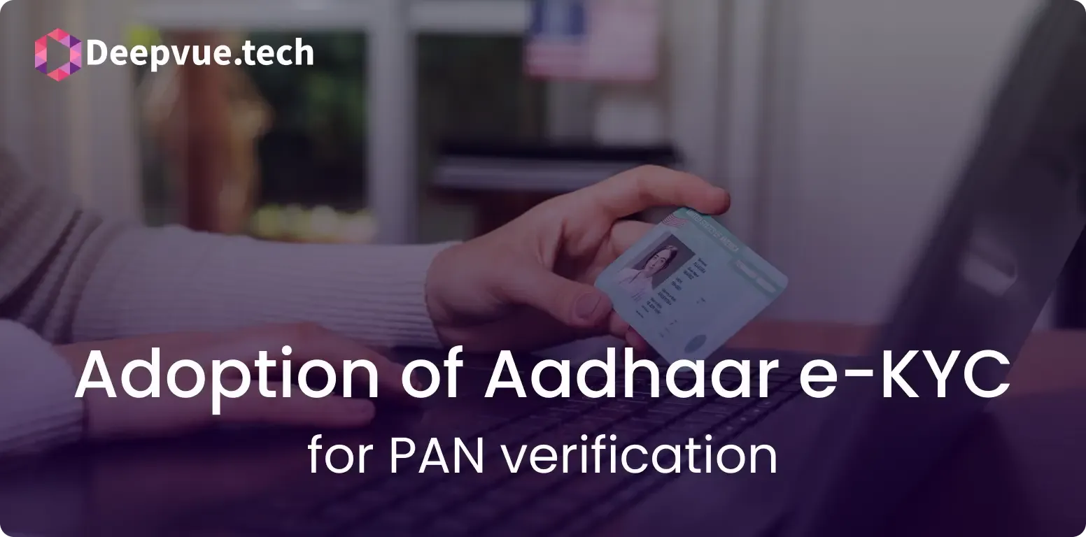 Adoption of Aadhaar e-KYC for PAN verification