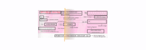 A scanned pink check from the New York Department of Labor, Employment Insurance, featuring fields for payee, date, amount, and signature.