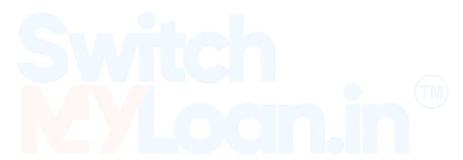 Logo with the text "Switch MY Loan.in" in large, bold font.
